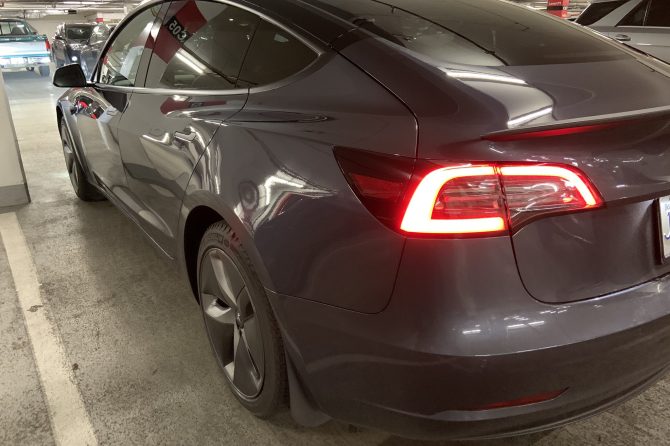Tesla Model 3 taillights