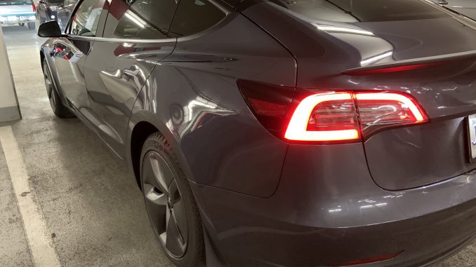 Tesla Model 3 taillights