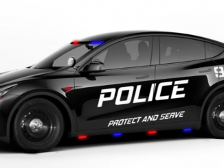 Tesla Model Y Police Car