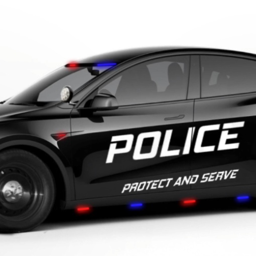 Tesla Model Y Police Car