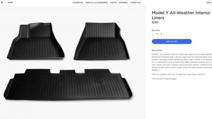 Tesla Shop liners