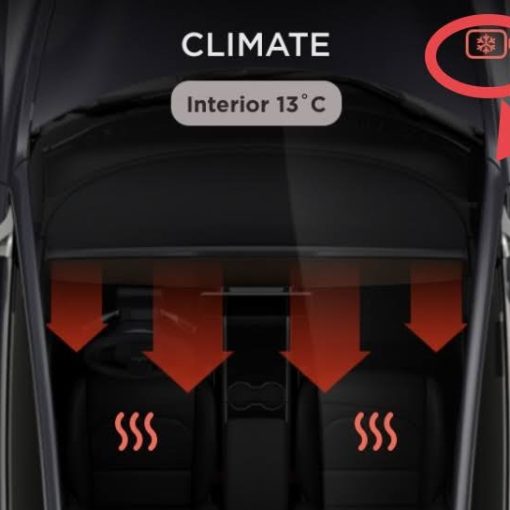 Tesla battery preconditioning icon