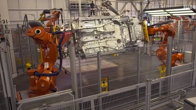 China Model Y factory