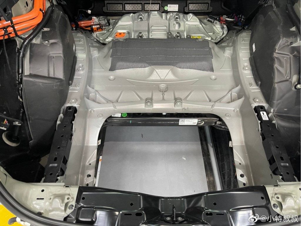 China Model Y underbody