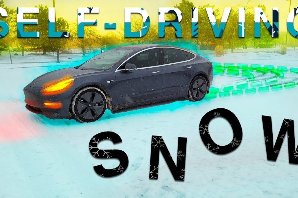 Dirty Tesla FSD Snow