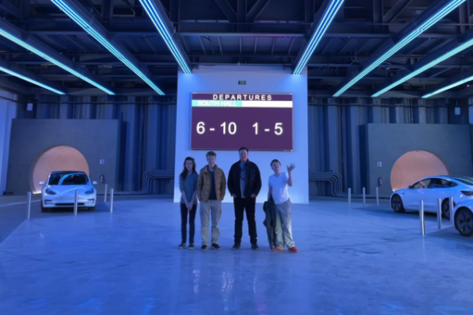 Elon Musk Las Vegas Tunnel