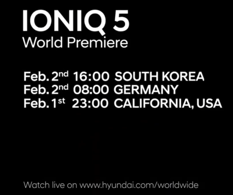 Hyundai Ioniq 5 unveiling