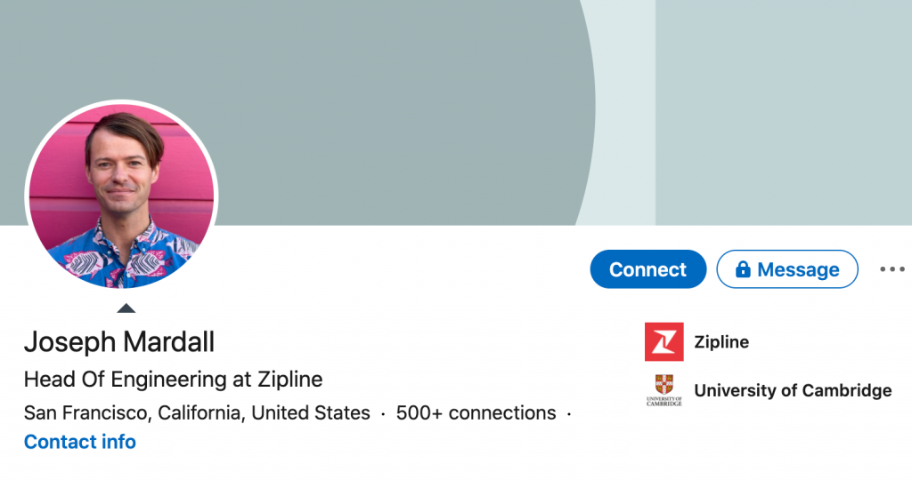 Joe Mardall Linkedin