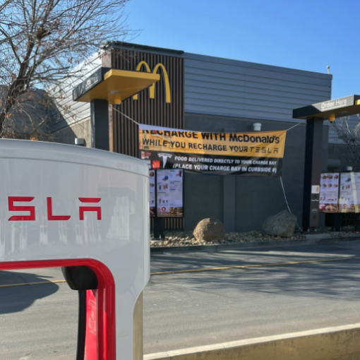 McDonalds Tesla Supercharger Firebaugh