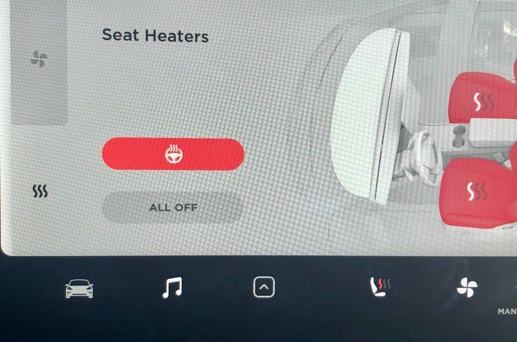 Tesla Model Y's now being delivered with the heated steering wheel
