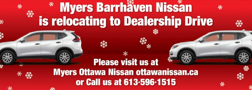 Myers Barrhaven Nissan moved