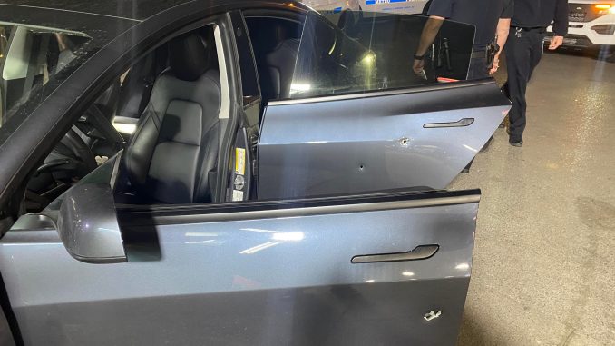 Tesla Model 3 shooting Tesla Model 3 shooting