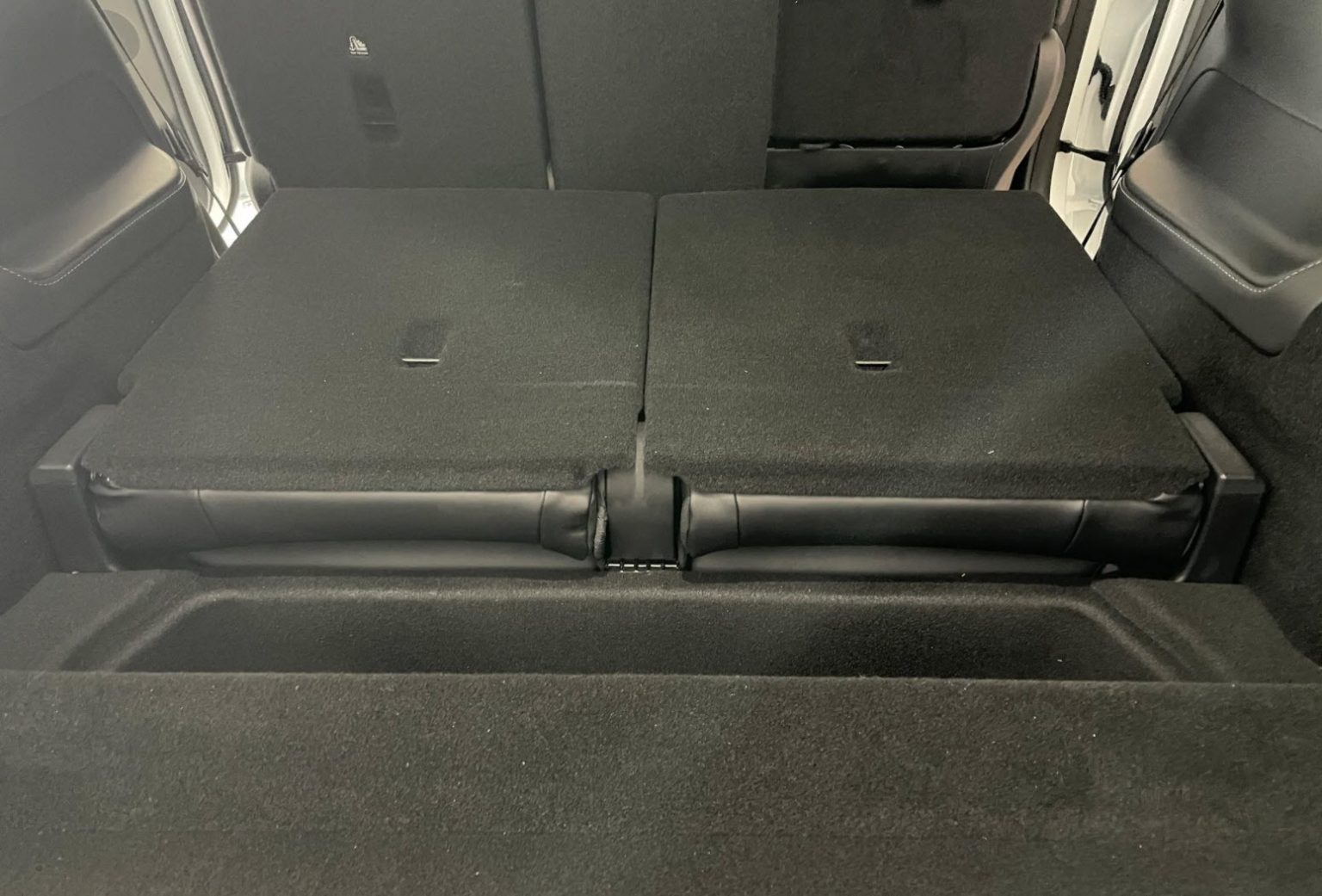 Upclose look at the Tesla Model Y third row [Photos] Updated Drive Tesla