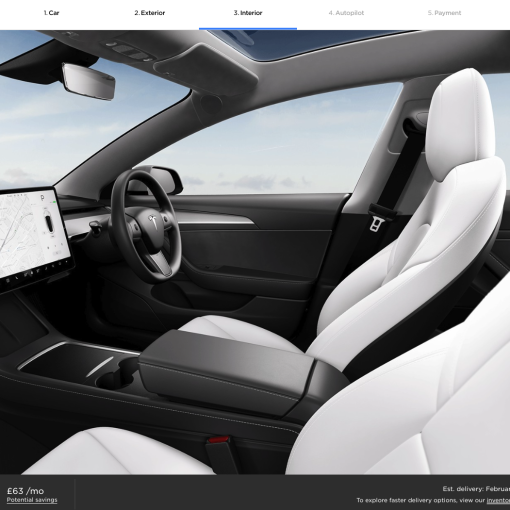 Tesla UK Design Studio white
