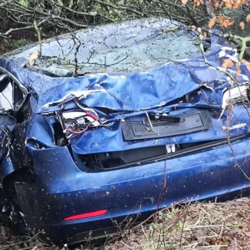 Tesla UK crash
