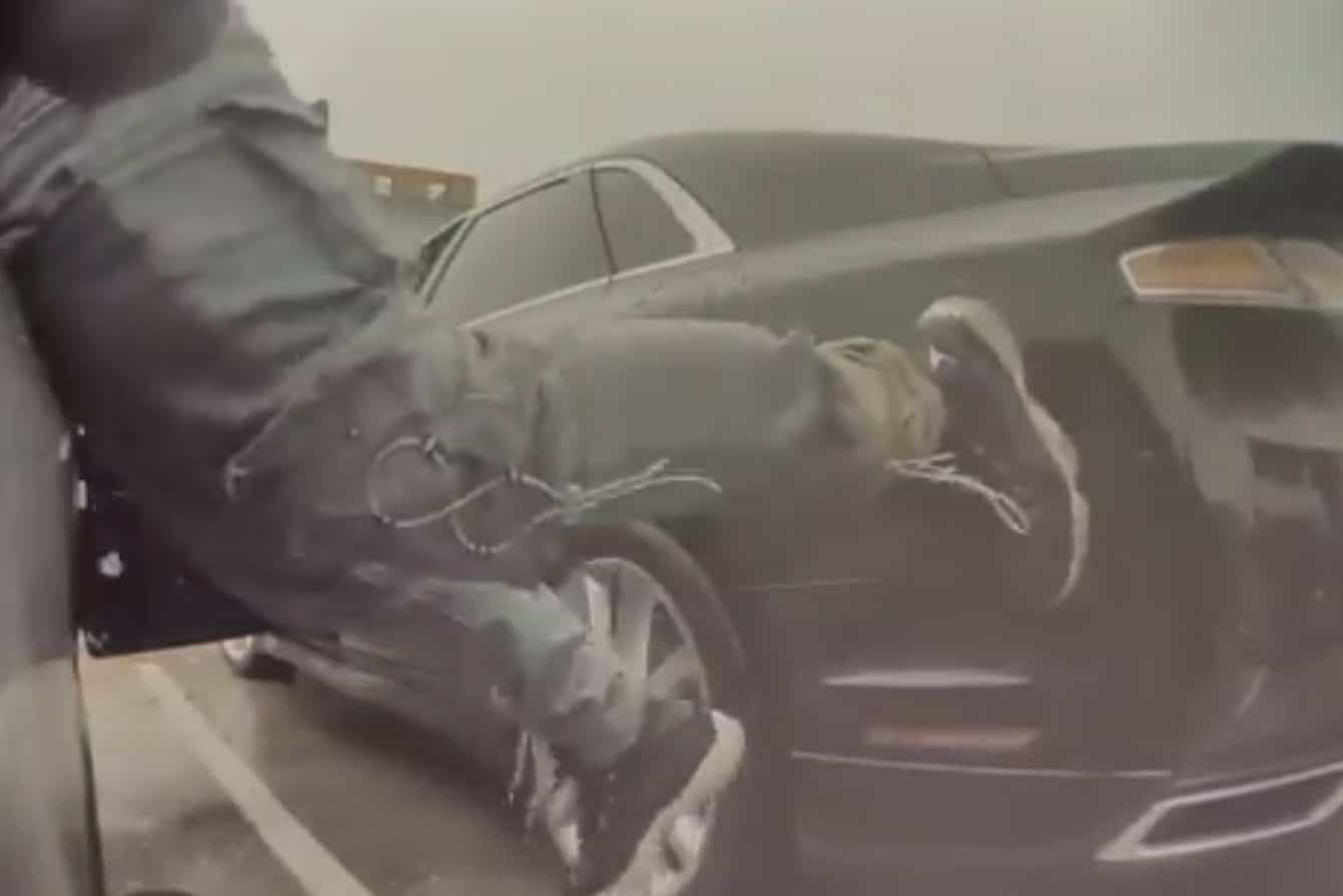 Sentry Mode perfectly captures thief breaking into Tesla Model 3 ...