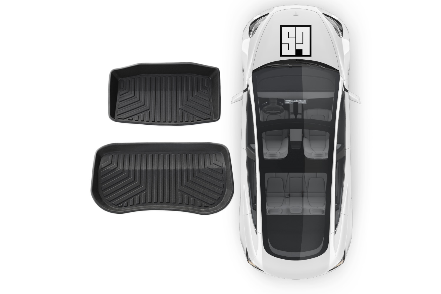 Tesla Model 3 all-weather frunk mats now available for updated design