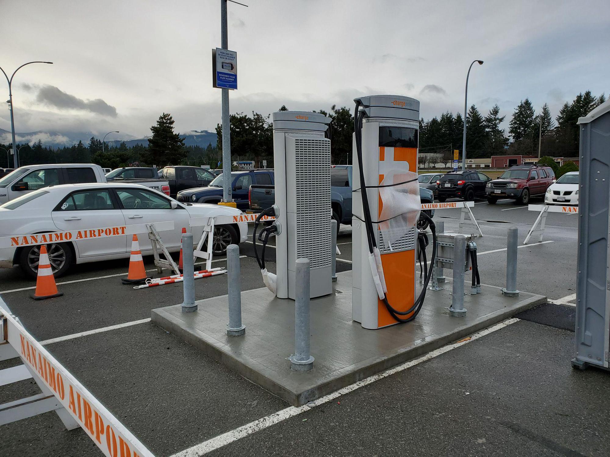 ChargePoint Nanaimo Airport south chargers