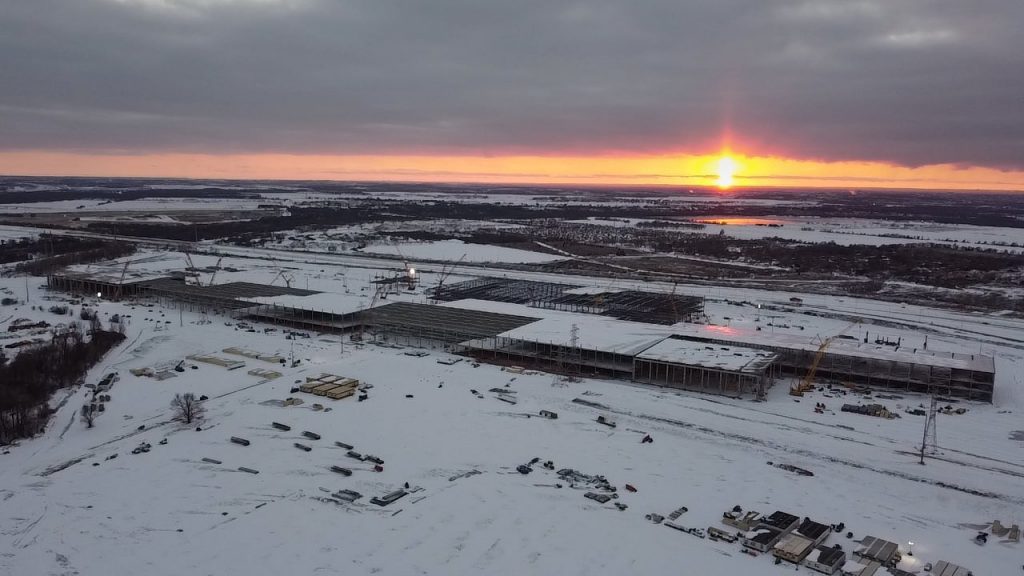 Giga Texas snow