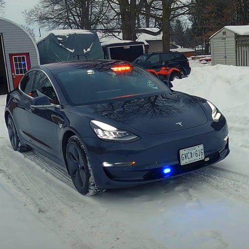 Model 3 police car Ontario