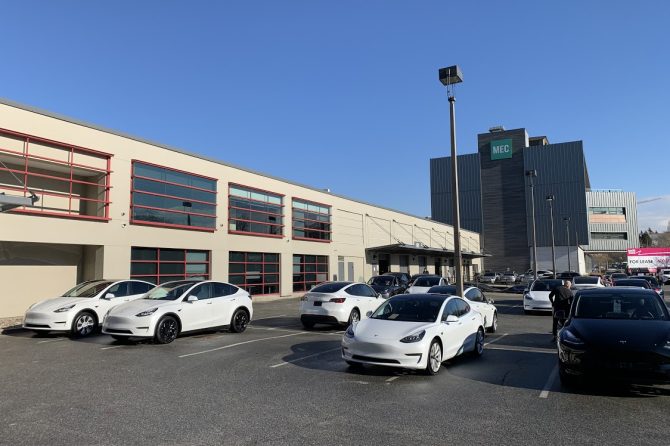 Model Y deliveries Vancouver