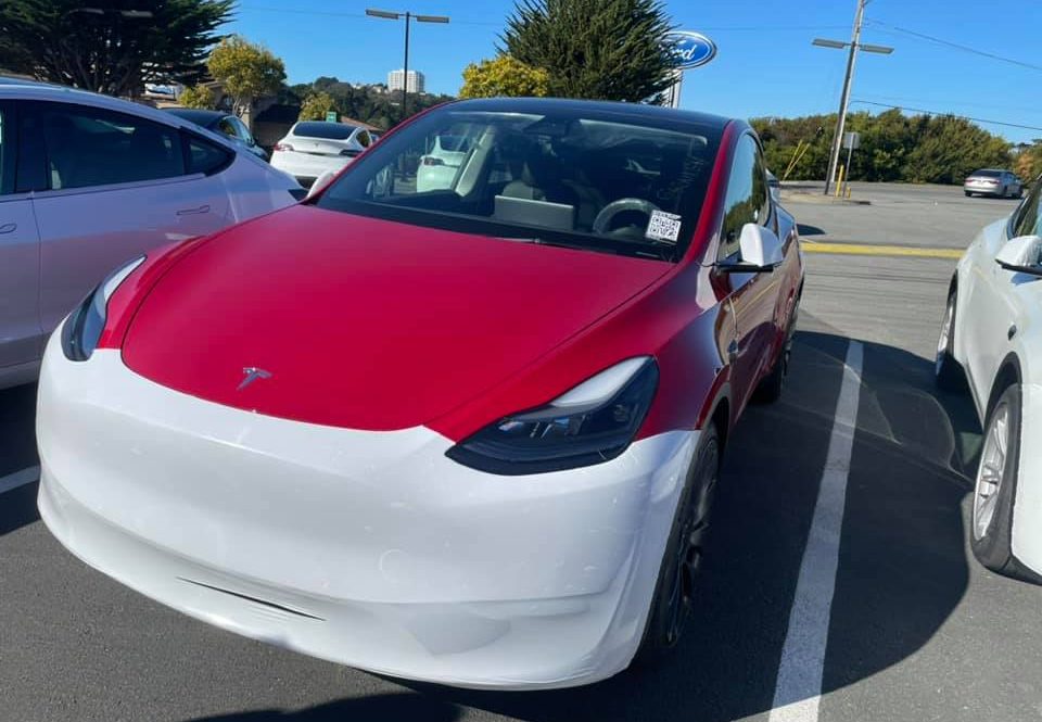 New Model Y headlights