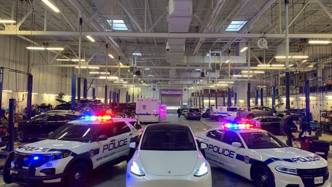 Peel Police Tesla