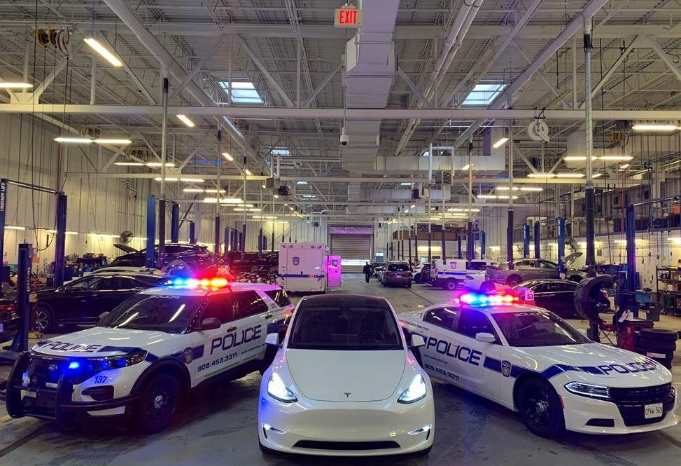 Peel Police Tesla