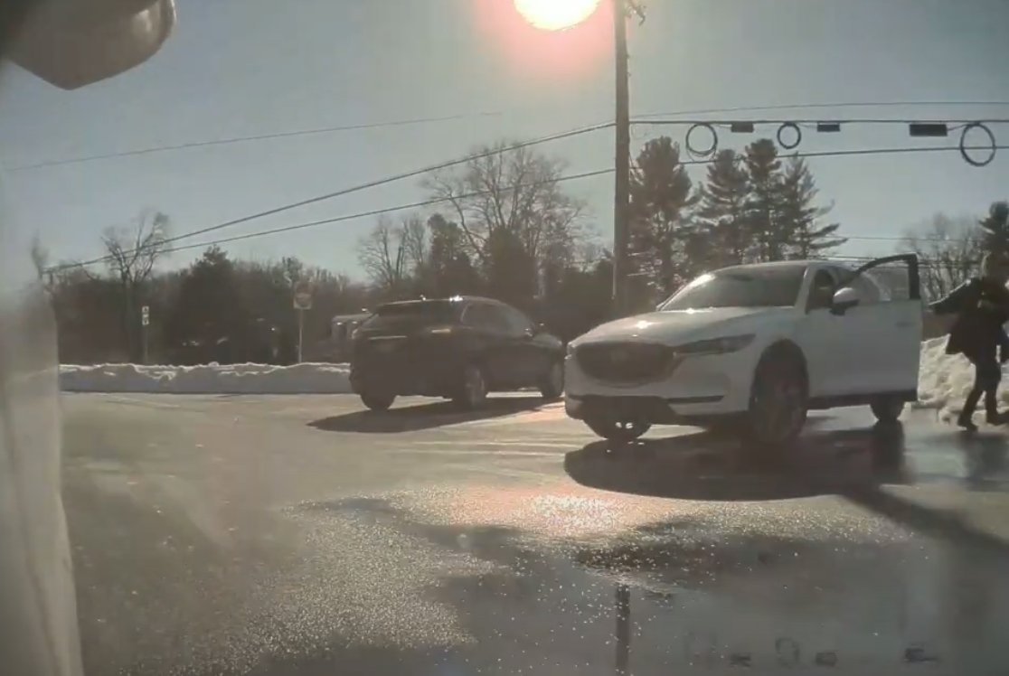 Tesla Smart Summon Leads To Good Samaritan Trying To Stop Runaway Car   Smart Summon Reaction 