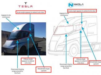 Tesla vs Nikola semi design