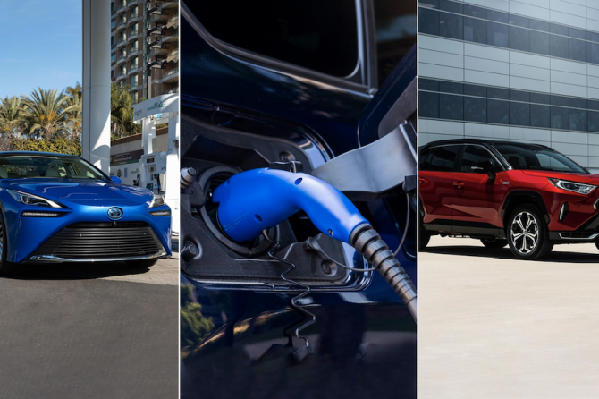 Toyota electrified vehicles