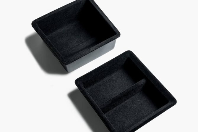 Tesla center console tray