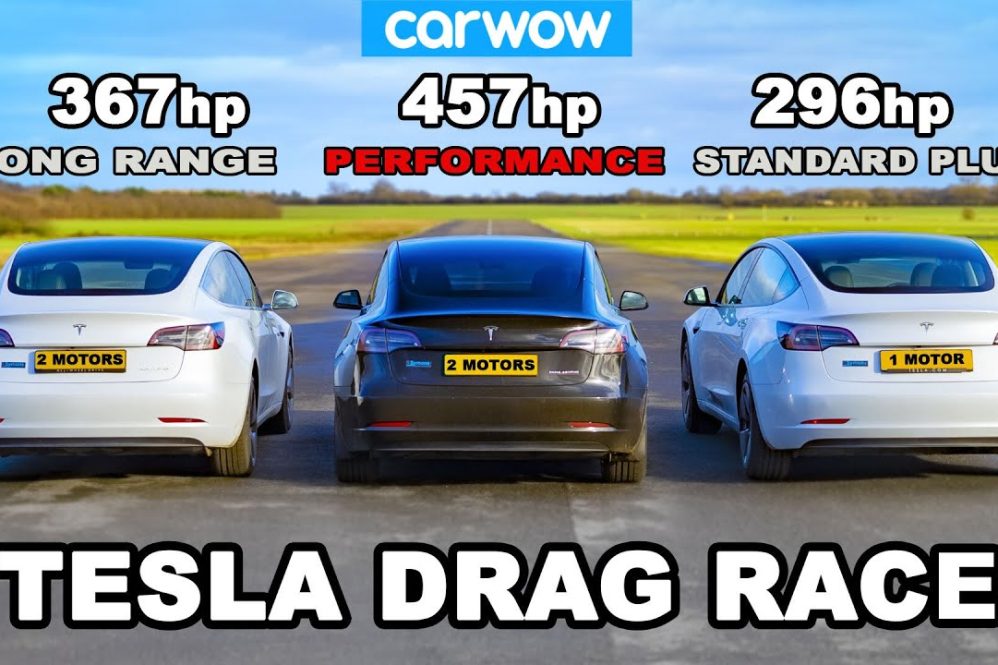 Carwow drag race