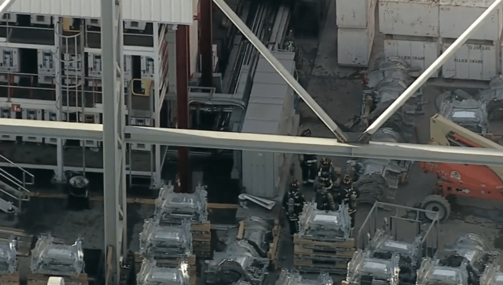 Fire at Tesla Fremont factory Giga Press [Developing] - Drive Tesla