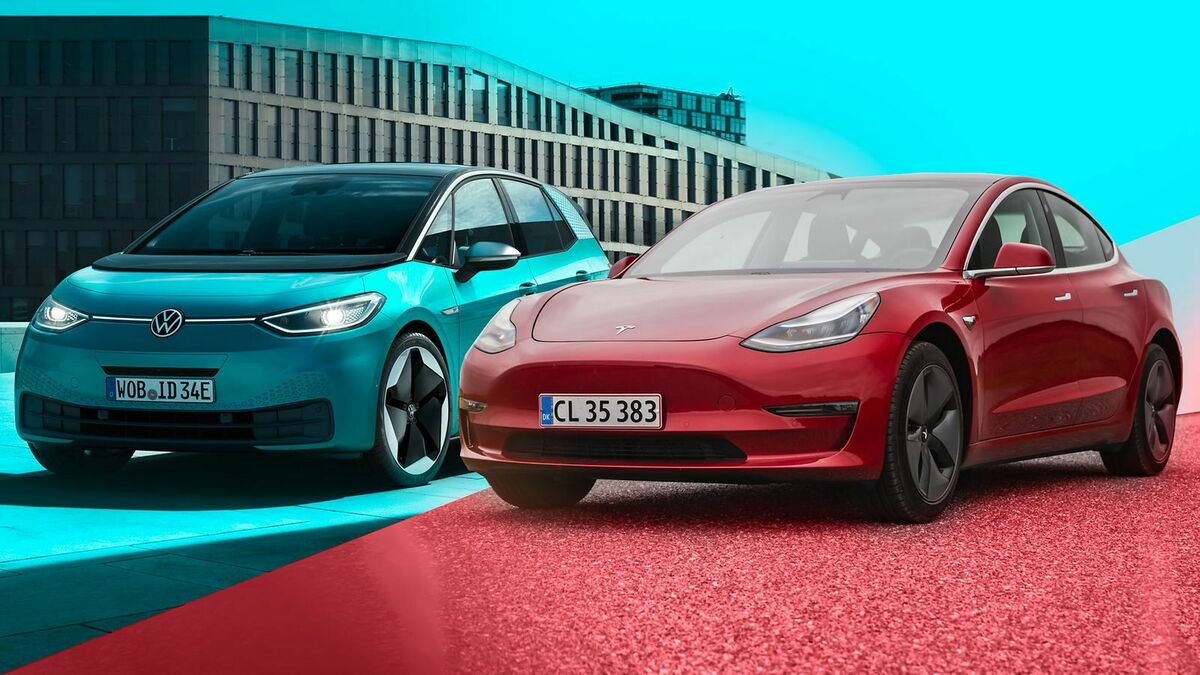 vw id 3 oder tesla model 3
