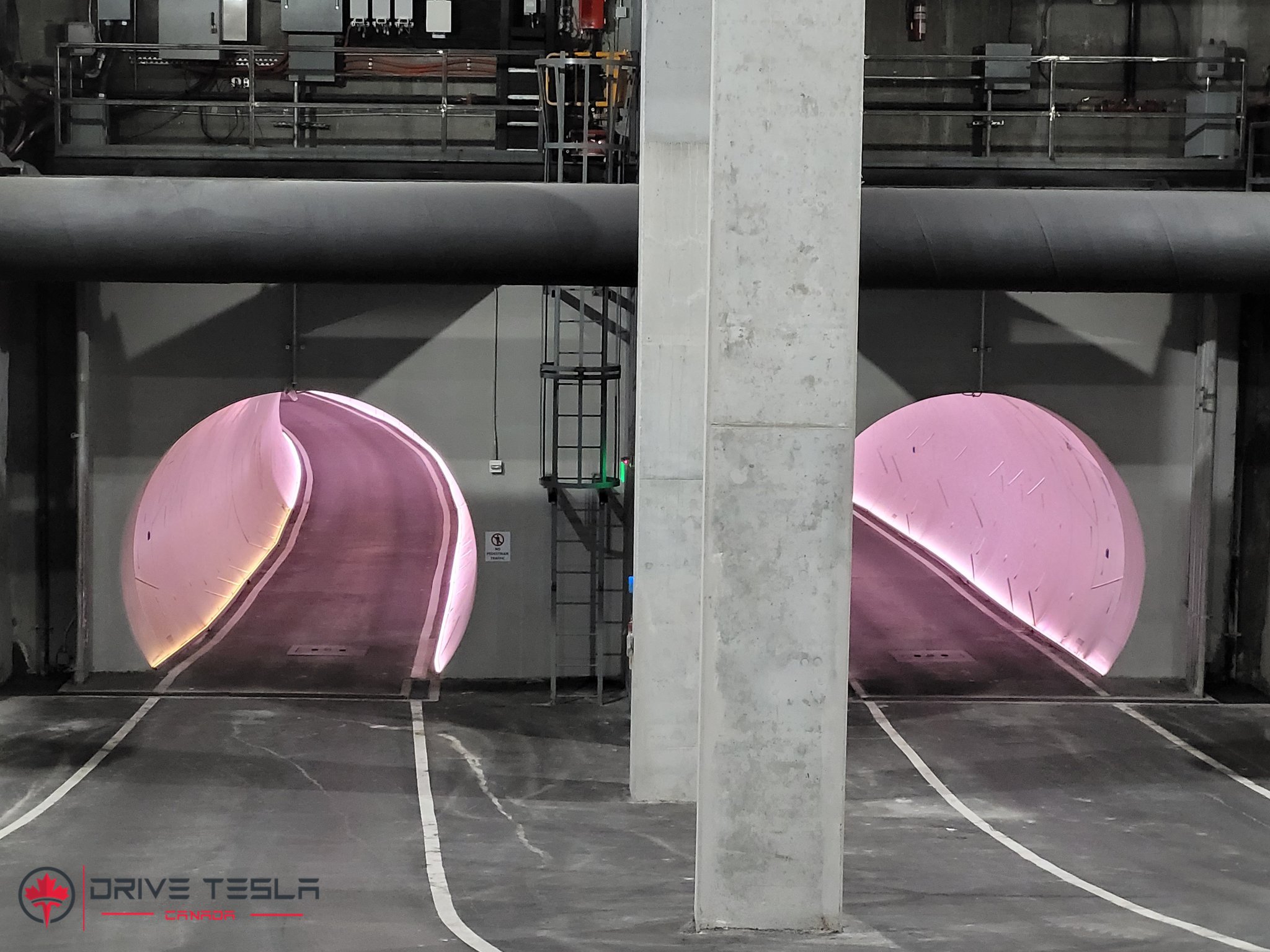 Up Close Look at The Boring Company's LVCC Loop Station #1 and Tunnel in  Las Vegas - Drive Tesla
