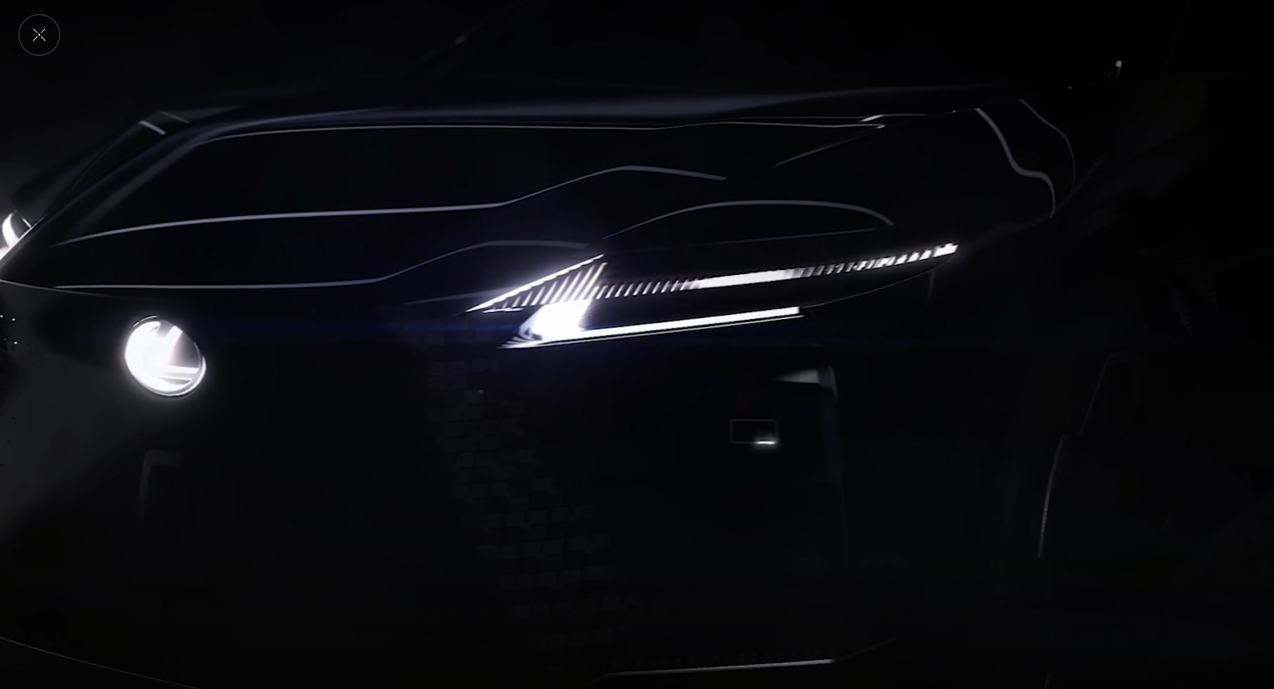 Lexus EV headlights
