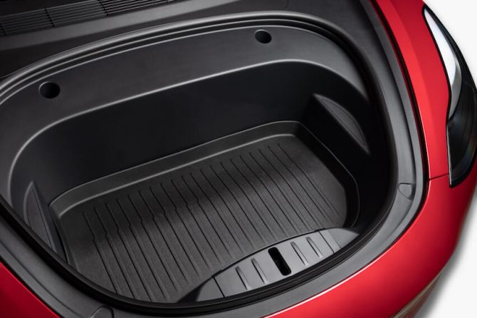 Model 3 frunk beaded basin