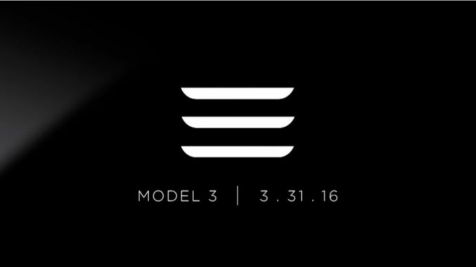Model 3 reveal