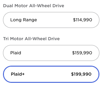 Model S price Canada