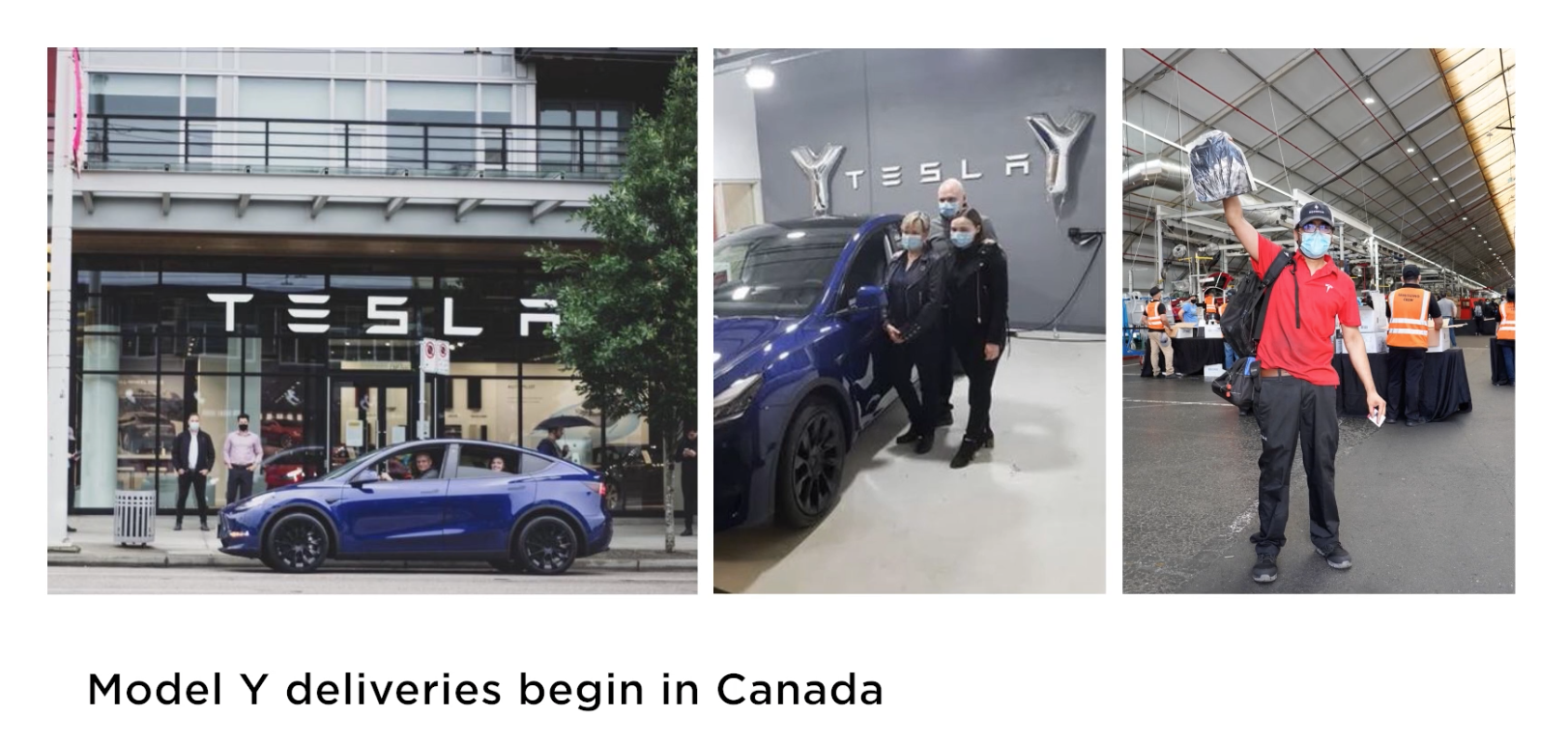 Model Y Canada deliveries