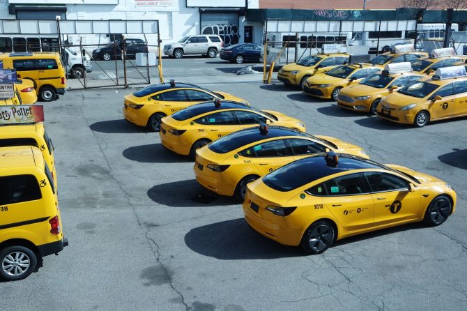 NYC Tesla Taxi