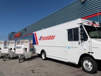 Purolator Inc--Purolator hits the road as first national courier