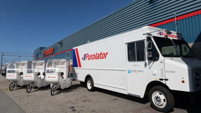 Purolator Inc--Purolator hits the road as first national courier Purolator Inc--Purolator hits the road as first national courier