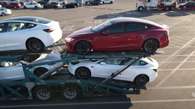 Refresh Tesla Model S car carrier