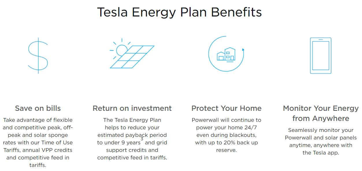 Tesla Energy Plan Benefits