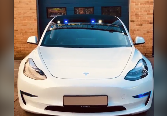 Tesla Model 3 police Tesla Model 3 police