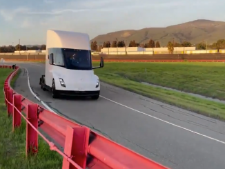 Tesla Semi test track