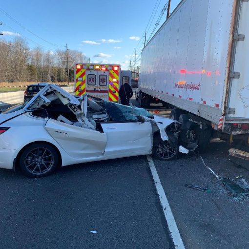 Tesla South Brunswick crash