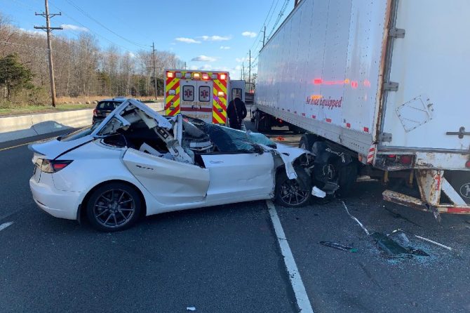 Tesla South Brunswick crash